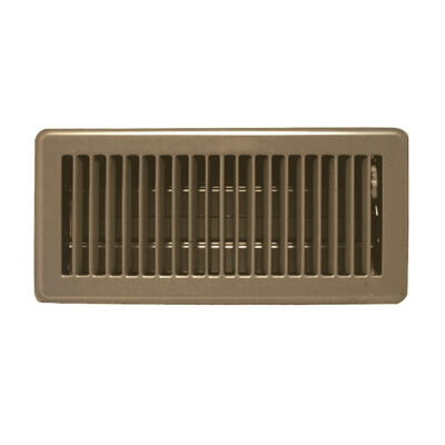 American Metal Products 2 in. H X 14 in. W Brown Metal Floor Register