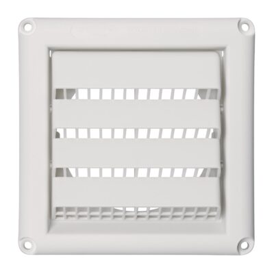 Deflecto Fresh Air Intake 4 in. D White Aluminum/Plastic Vent Dryer Hood