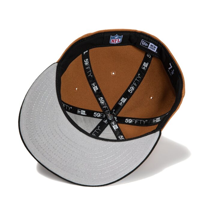 New Era 59Fifty Las Vegas Raiders 50th Anniversary Patch City Hat – Khaki, Black Online