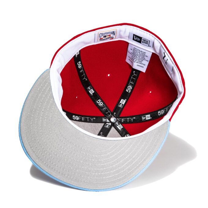 New Era 59Fifty Los Angeles Angels 40th Anniversary Patch Hat – Red, Light Blue Online now