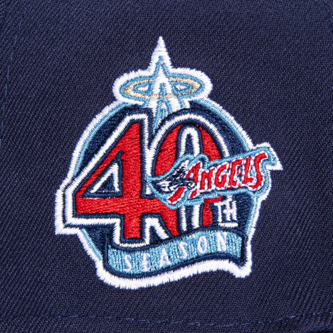 New Era 59Fifty Los Angeles Angels 40th Anniversary Patch Pink UV Hat –  Light Navy Online Sale