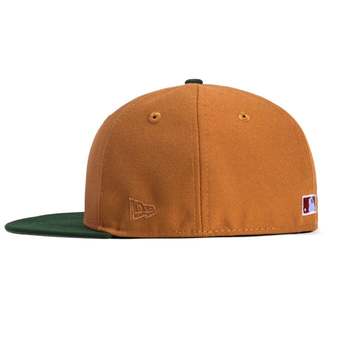 New Era 59Fifty Los Angeles Angels 50th Anniversary Patch Hat – Khaki, Green Supply