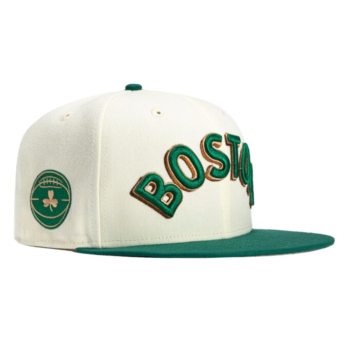 New Era 59Fifty 2023 City Boston Celtics Logo Patch Hat – White, Green Online Hot Sale