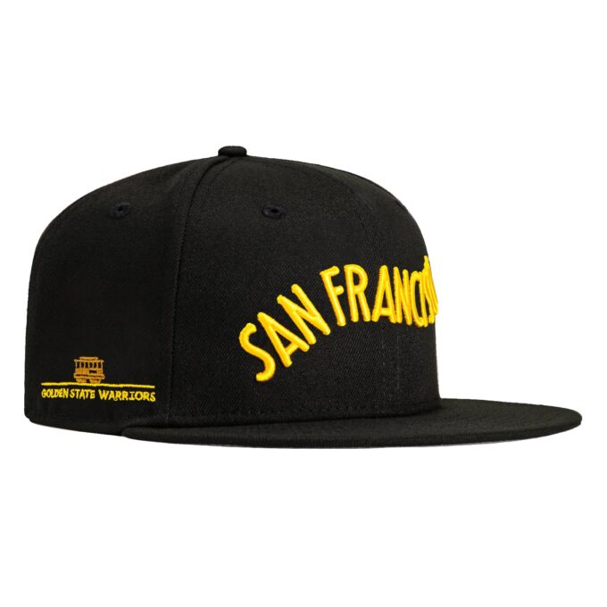 New Era 59Fifty 2023 City Golden State Warriors Logo Patch Hat – Black Fashion