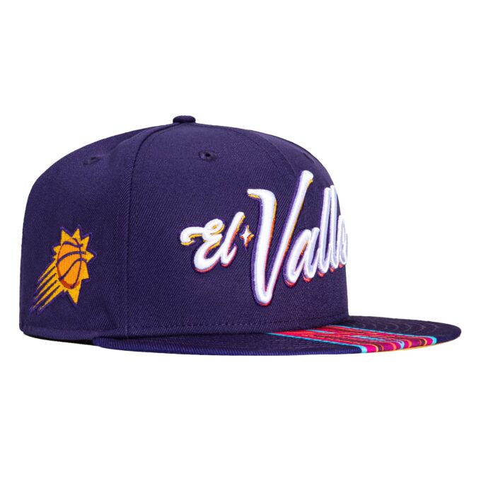 New Era 59Fifty 2023 City Phoenix Suns Logo Patch Hat – Purple Fashion