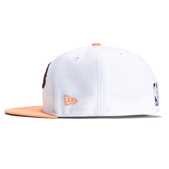 New Era 59Fifty 2023 City San Antonio Spurs Logo Patch Hat – White, Peach Fashion