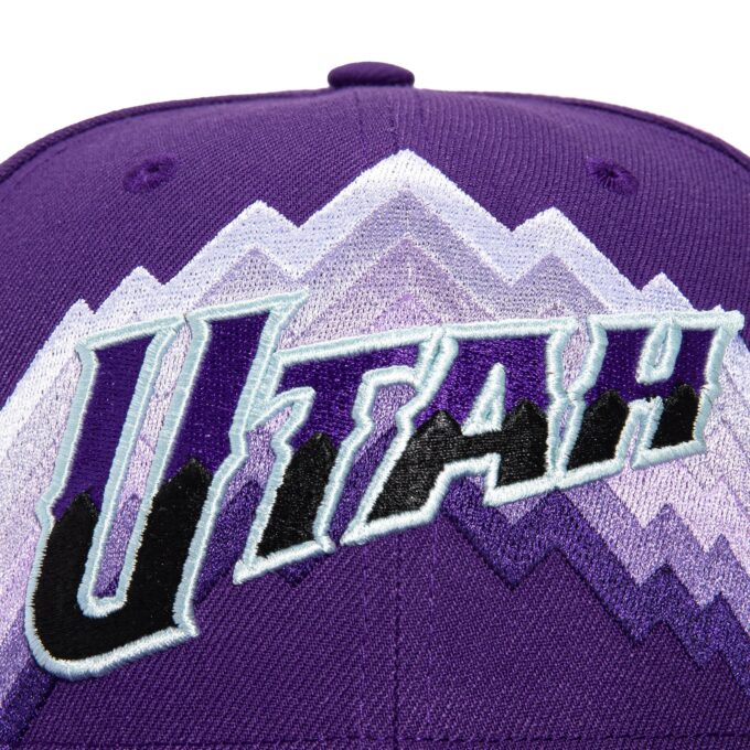 New Era 59Fifty 2023 City Utah Jazz Logo Patch Hat – Purple on Sale