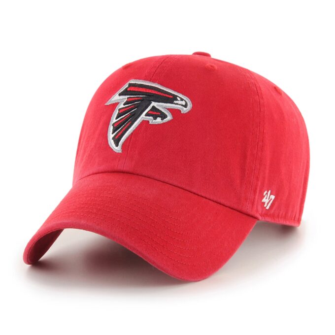 47 Brand Atlanta Falcons Cleanup Adjustable Hat – Red Online Sale