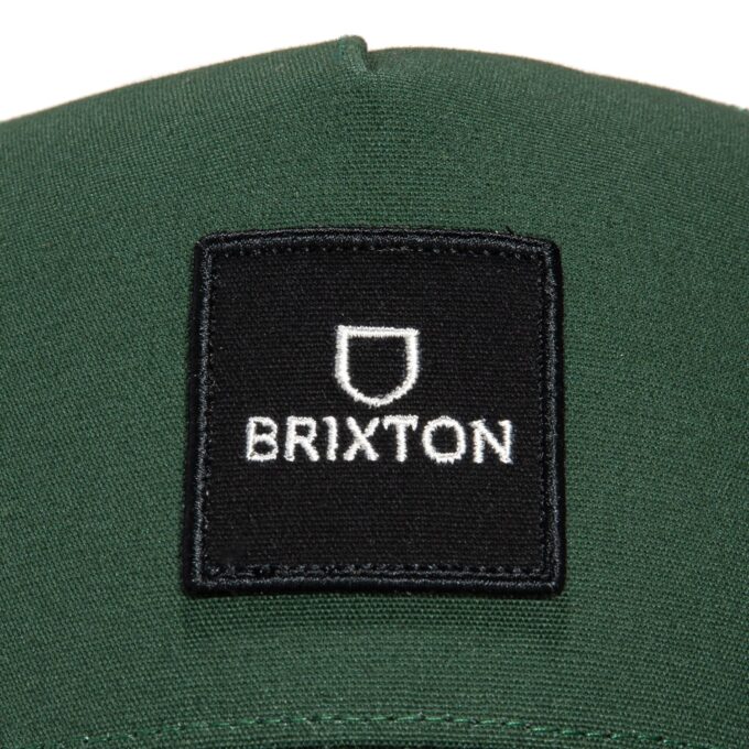 Brixton Alpha Block x C MP Mesh Snapback Hat – Green Online now