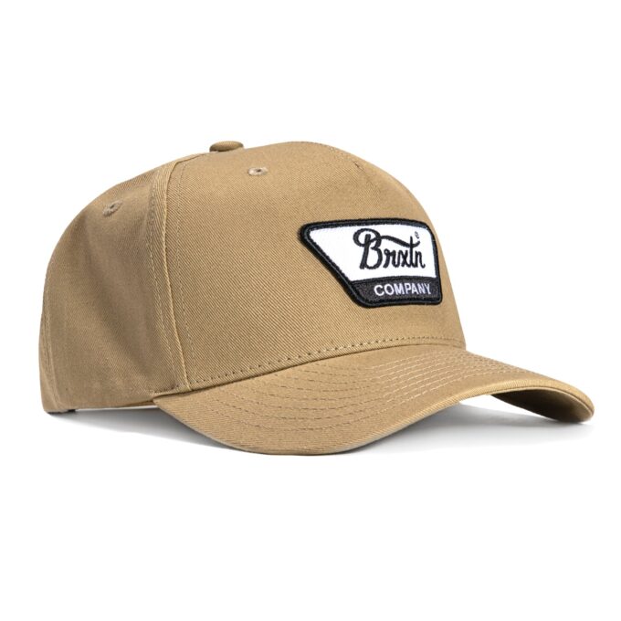 Brixton Linwood C Netplus MP Snapback Hat – Khaki, Black on Sale