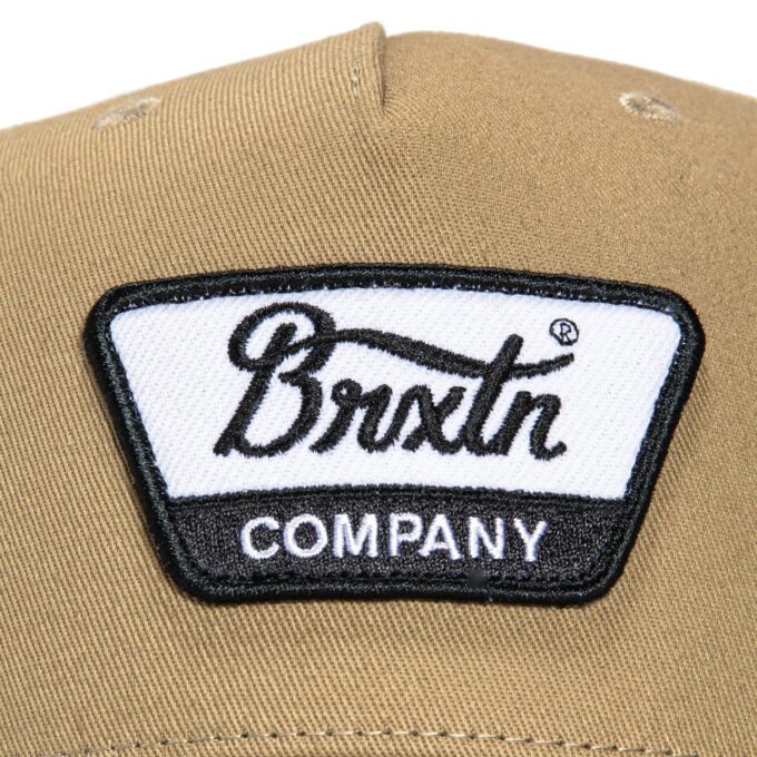 Brixton Linwood C Netplus MP Snapback Hat – Khaki, Black on Sale