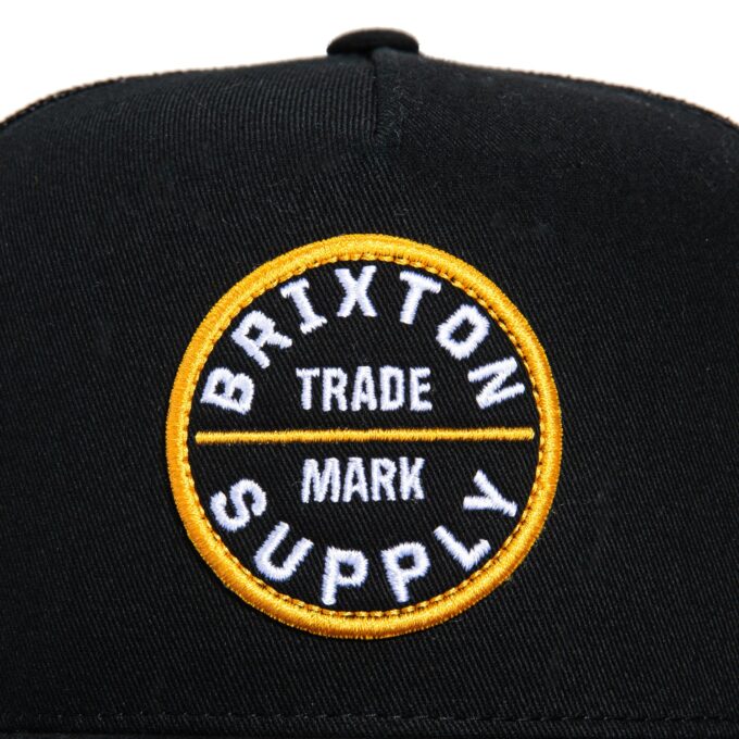 Brixton Oath III Mesh Snapback Hat – Black Online now