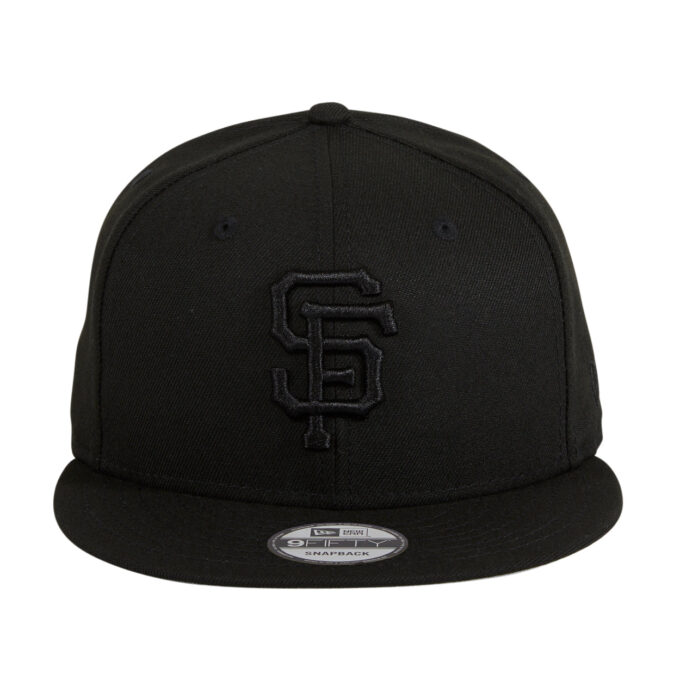 New Era 9Fifty MLB Basic San Francisco Giants Snapback Hat – Black, Black Hot on Sale