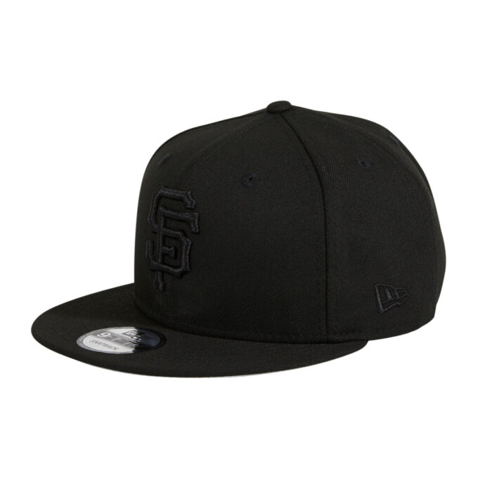 New Era 9Fifty MLB Basic San Francisco Giants Snapback Hat – Black, Black Hot on Sale