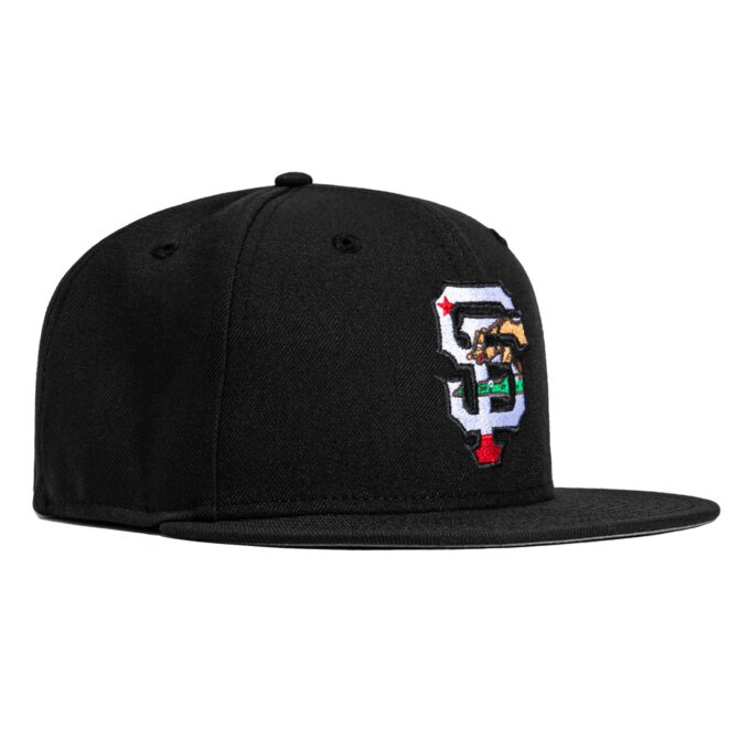 New Era 9Fifty San Francisco Giants California Flag Fill Snapback Hat – Black Online now