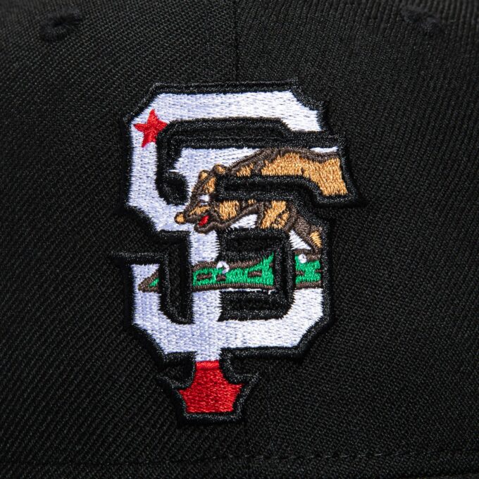 New Era 9Fifty San Francisco Giants California Flag Fill Snapback Hat – Black Online now