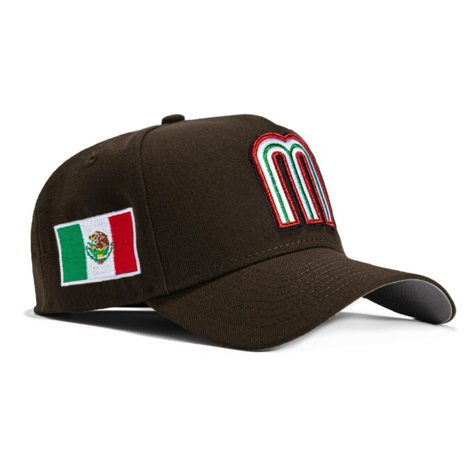 New Era 9Forty A-Frame Mexico World Baseball Classic Snapback Hat – Brown Online now