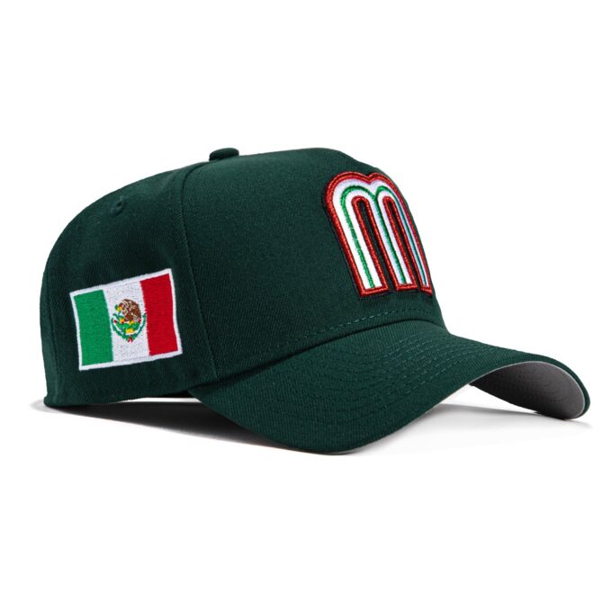 New Era 9Forty A-Frame Mexico World Baseball Classic Snapback Hat – Green Fashion