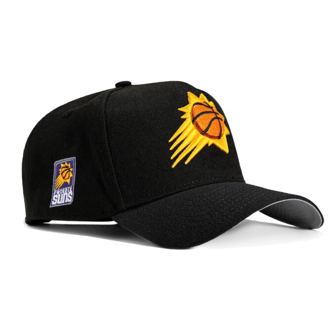 New Era 9Forty A-Frame Phoenix Suns Logo Patch Burst Snapback Hat – Black Sale