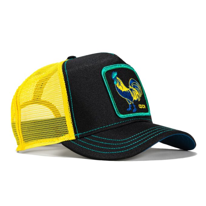 Goorin Bros Rooster Trip Adjustable Trucker Hat – Black, Yellow Online Sale